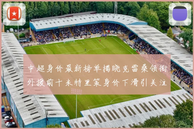 中超身价最新榜单揭晓克雷桑领衔外援前十米特里策身价下滑引关注